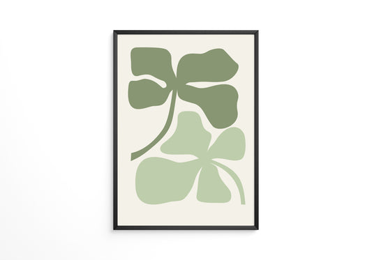 Klee Grafik minimalistisch