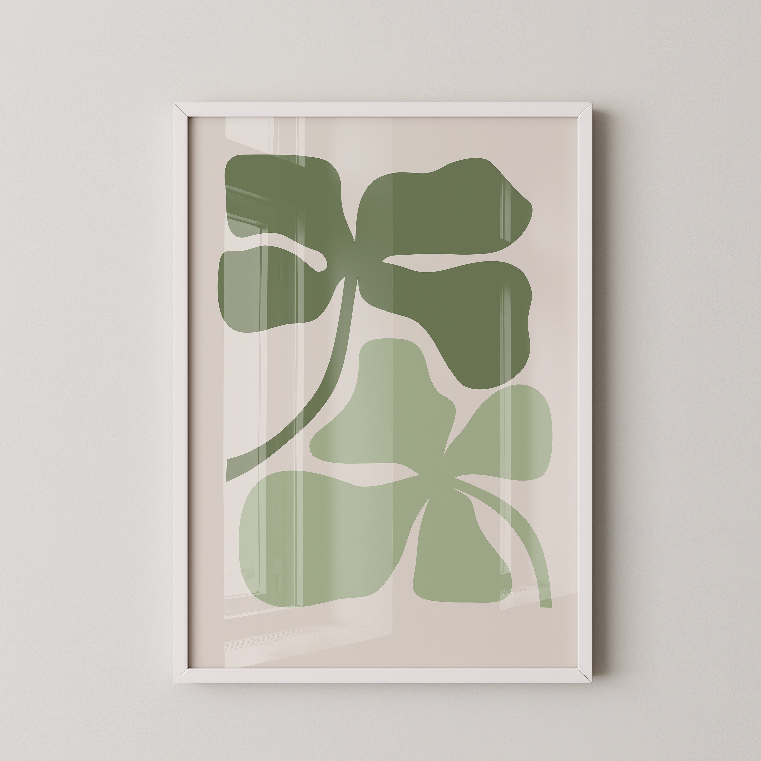 Klee Grafik minimalistisch