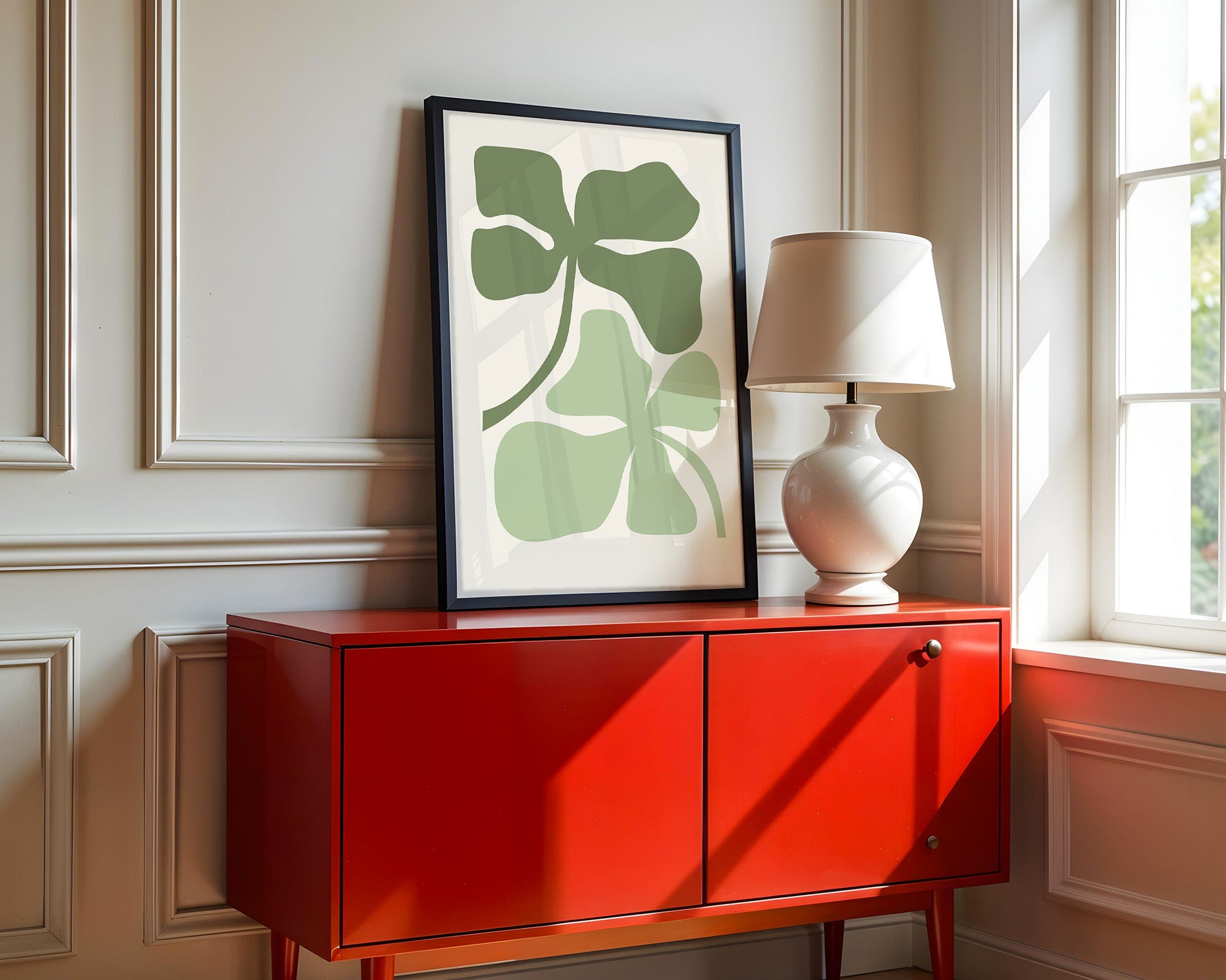 Klee Grafik minimalistisch