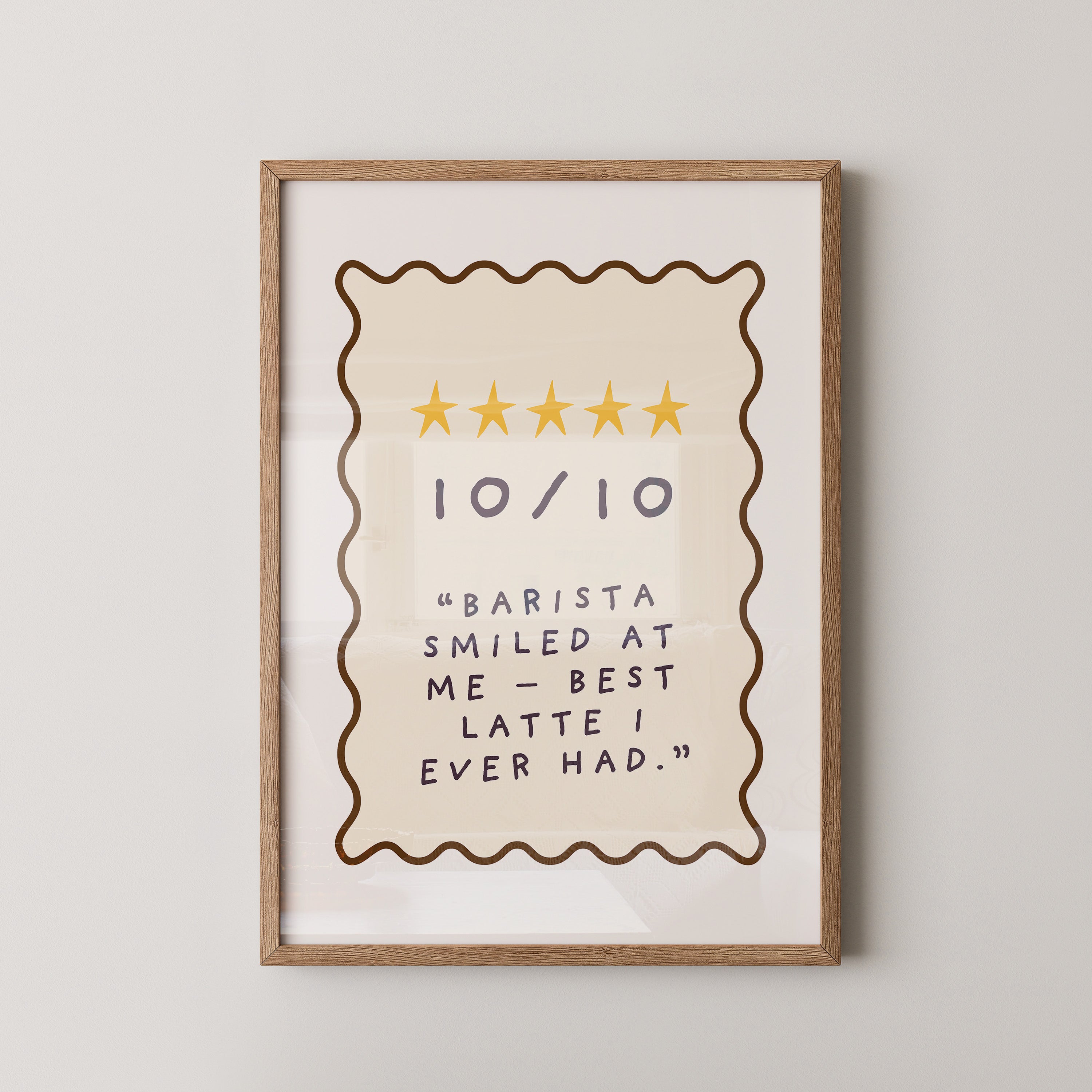 Kaffeewertung Handgezeichneter Stil