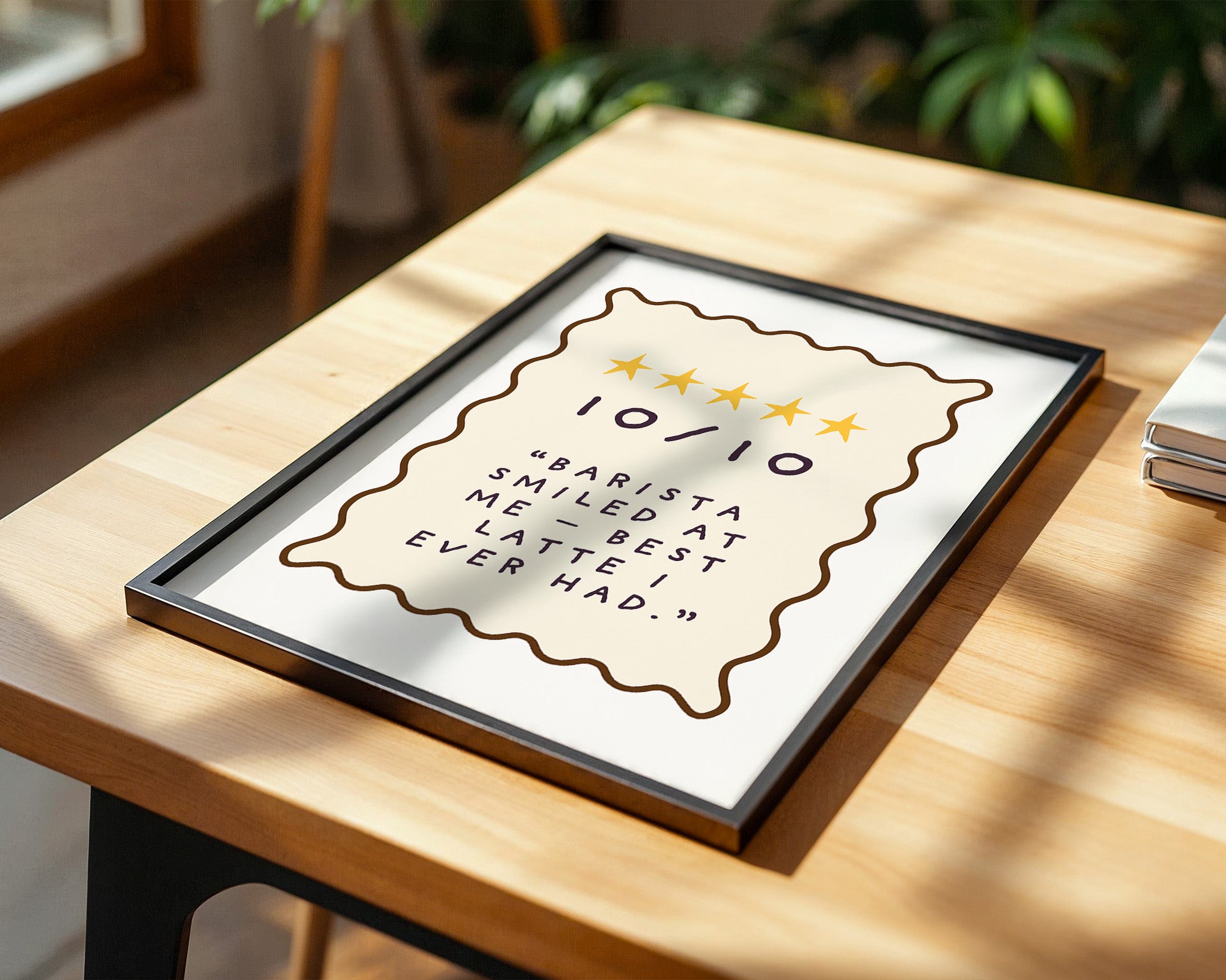 Kaffeewertung Handgezeichneter Stil