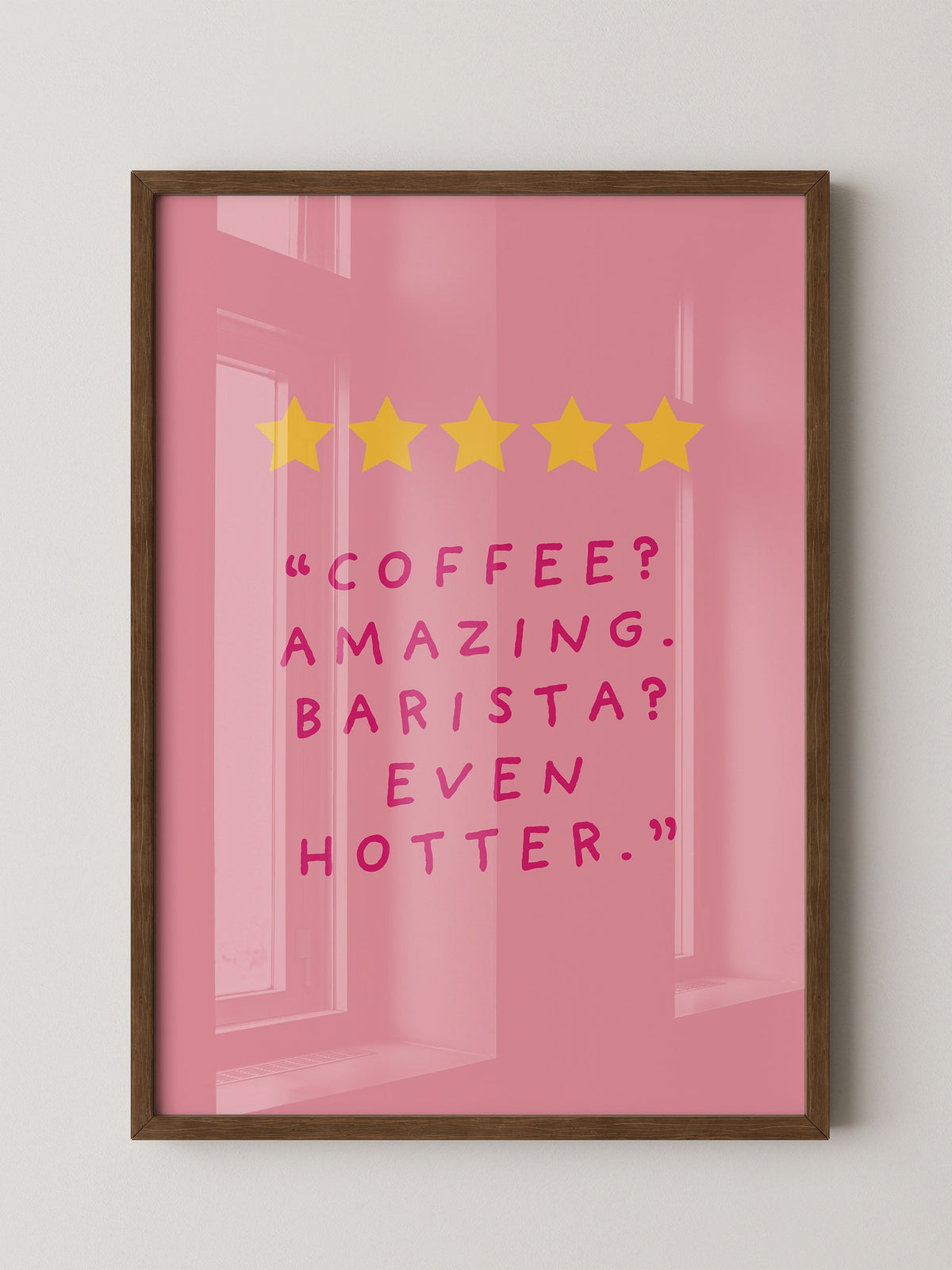 Kaffee Zitat Sterne Rosa