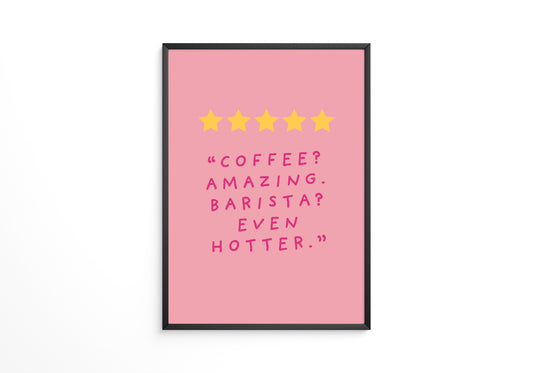 Kaffee Zitat Sterne Rosa