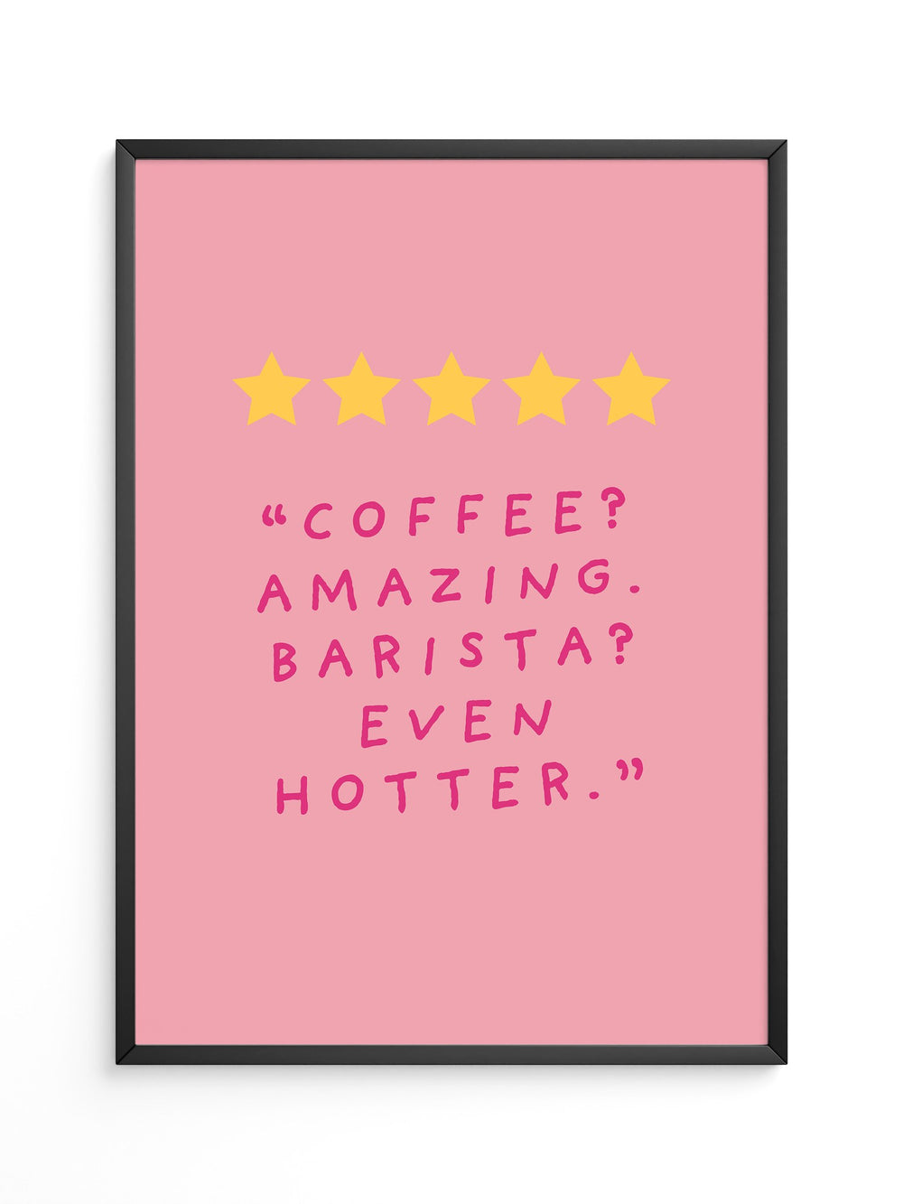 Kaffee Zitat Sterne Rosa