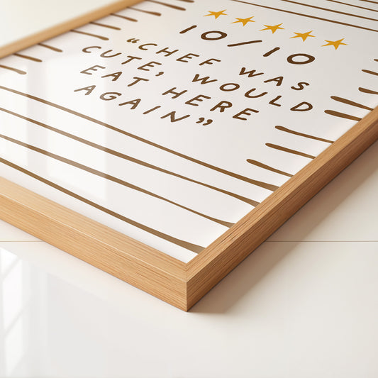 Sternebewertung Handlettering Braun