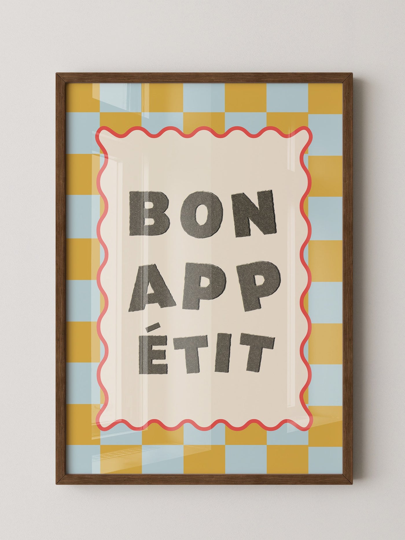Bon Appetit Karomuster Retro