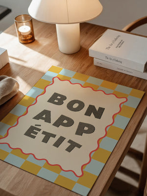 Bon Appetit Karomuster Retro
