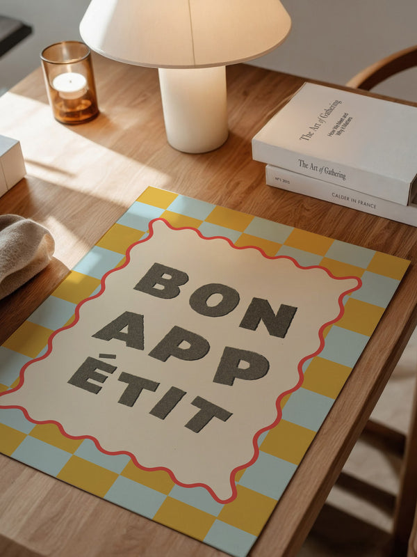 Bon Appetit Karomuster Retro