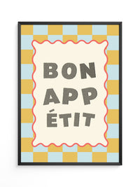 Bon Appetit Karomuster Retro