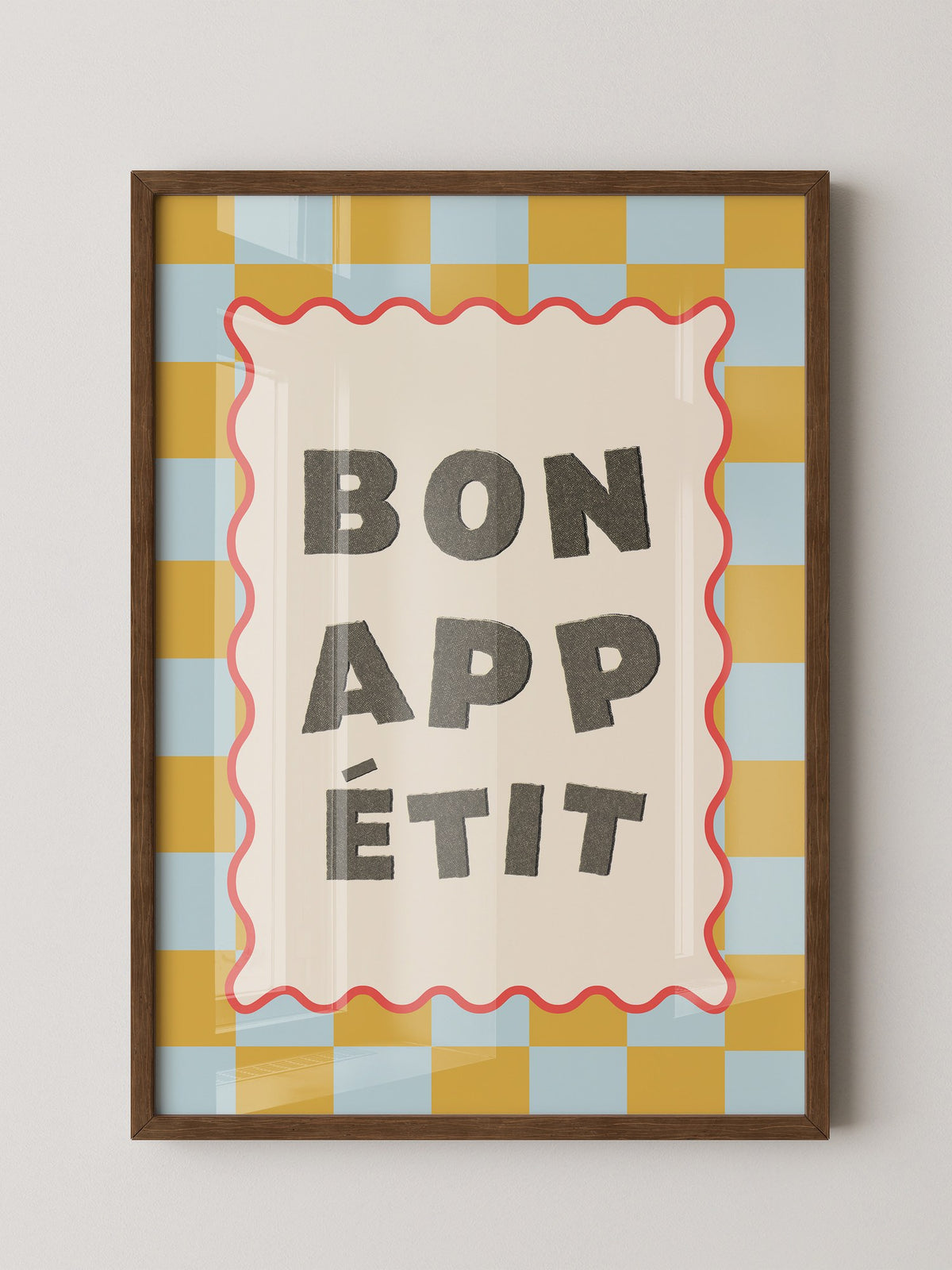 Bon Appetit Karomuster Retro
