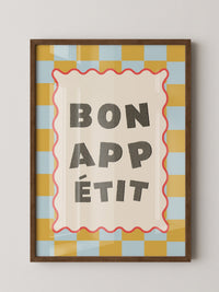 Bon Appetit Karomuster Retro