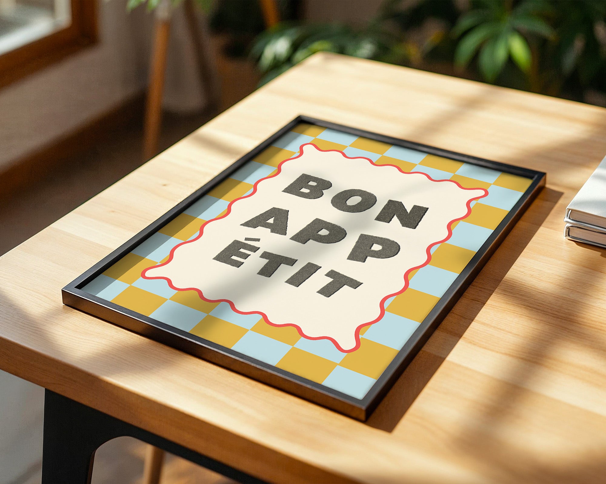 Bon Appetit Karomuster Retro