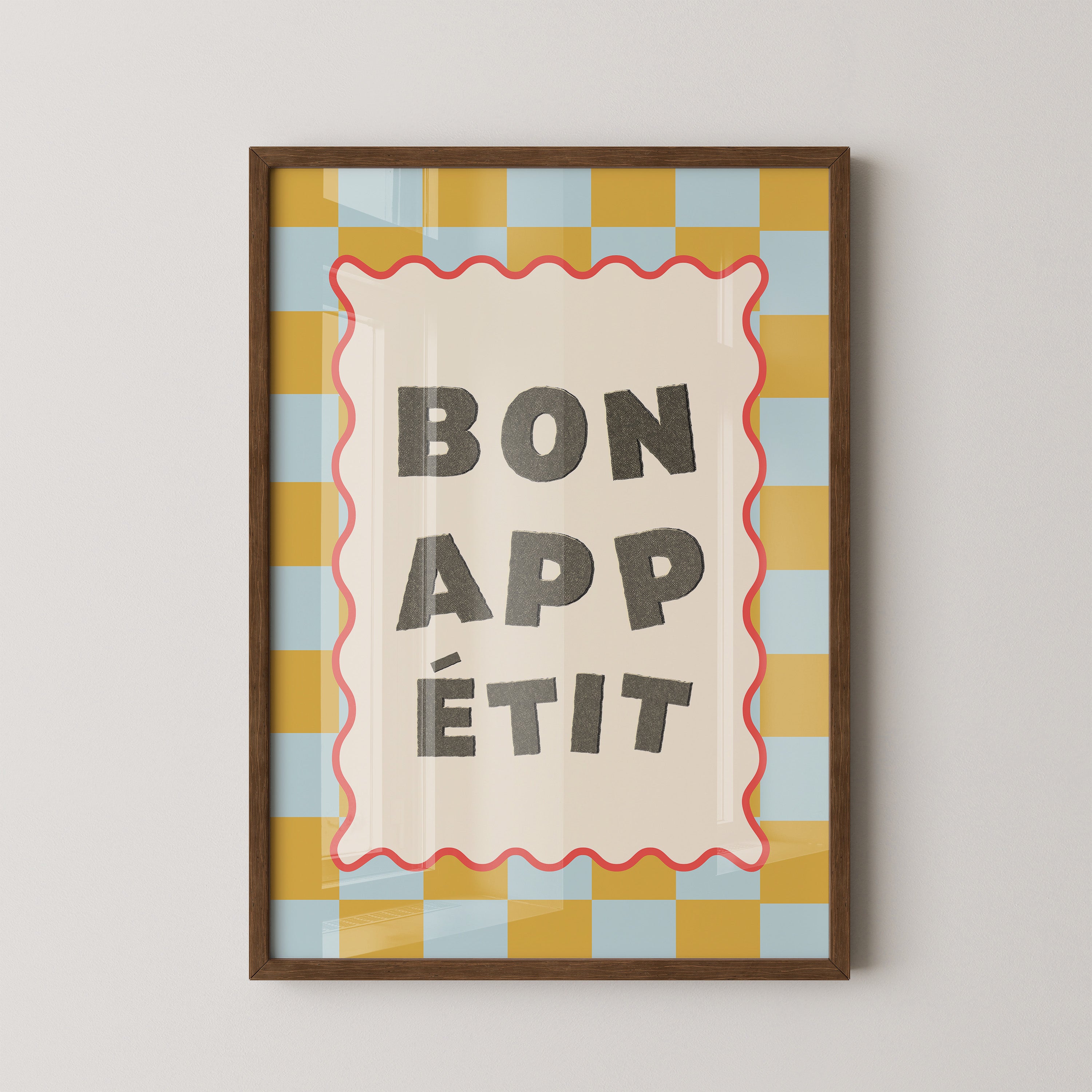 Bon Appetit Karomuster Retro