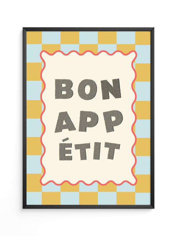 Bon Appetit Karomuster Retro