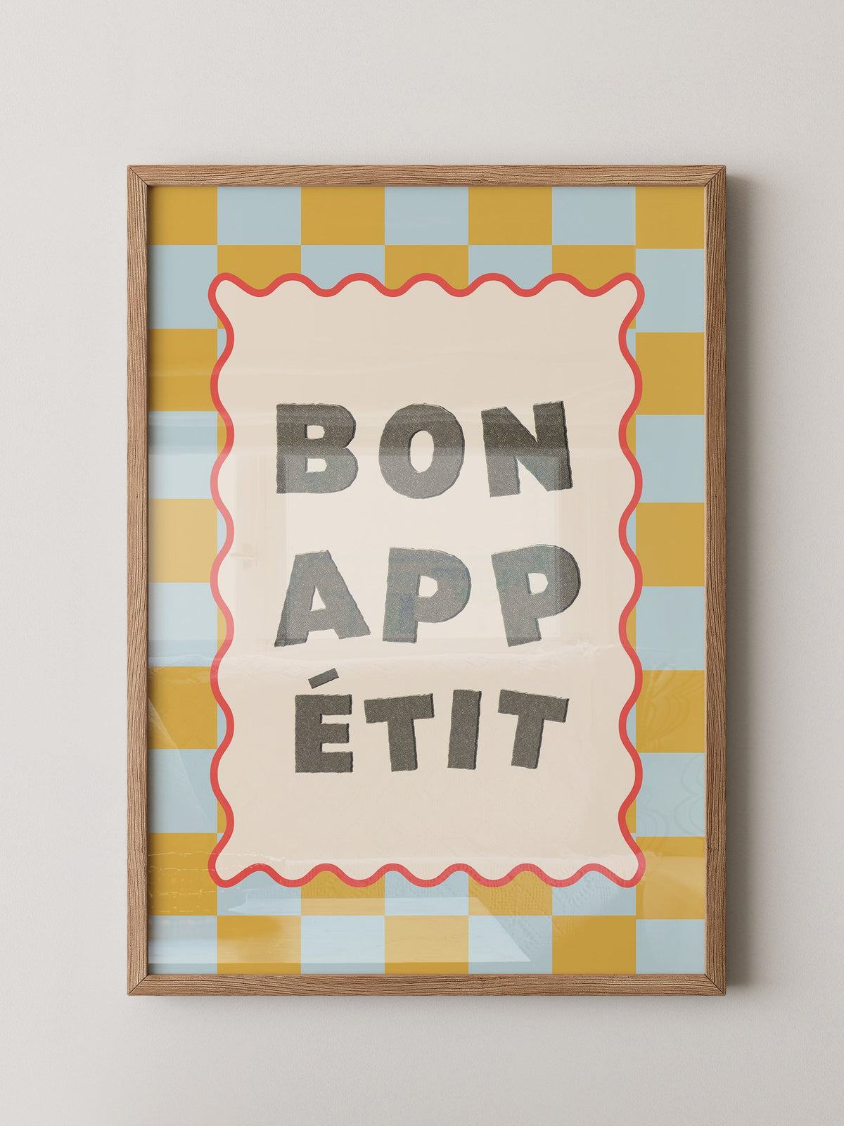 Bon Appetit Karomuster Retro