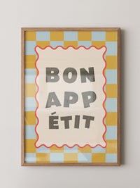 Bon Appetit Karomuster Retro