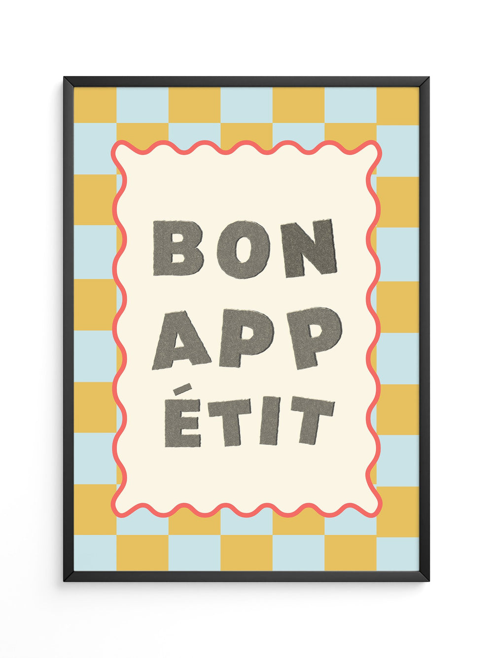 Bon Appetit Karomuster Retro