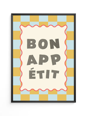 Bon Appetit Karomuster Retro