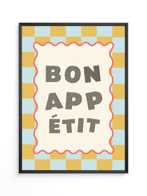 Bon Appetit Karomuster Retro