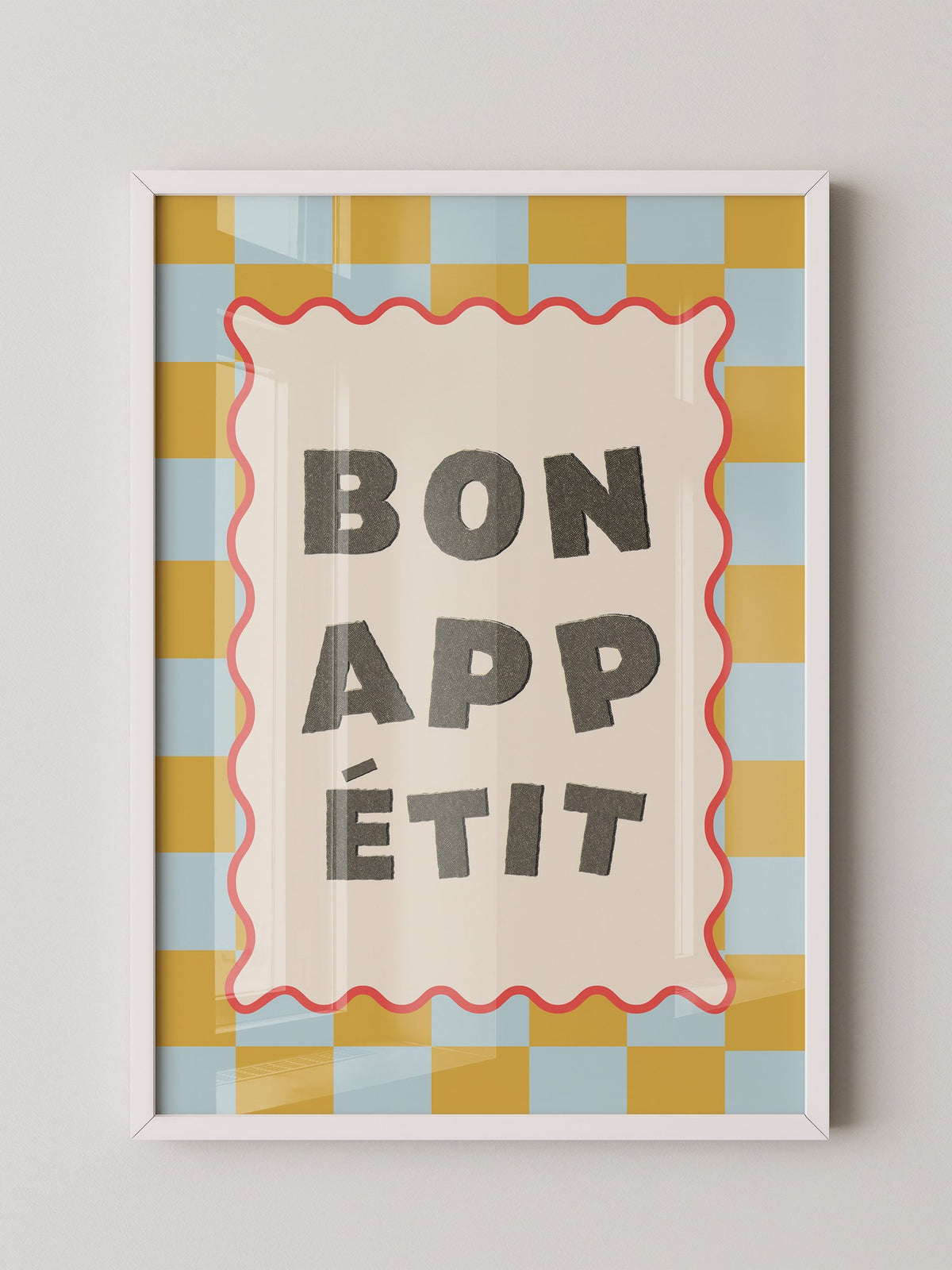 Bon Appetit Karomuster Retro