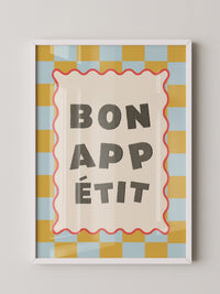 Bon Appetit Karomuster Retro