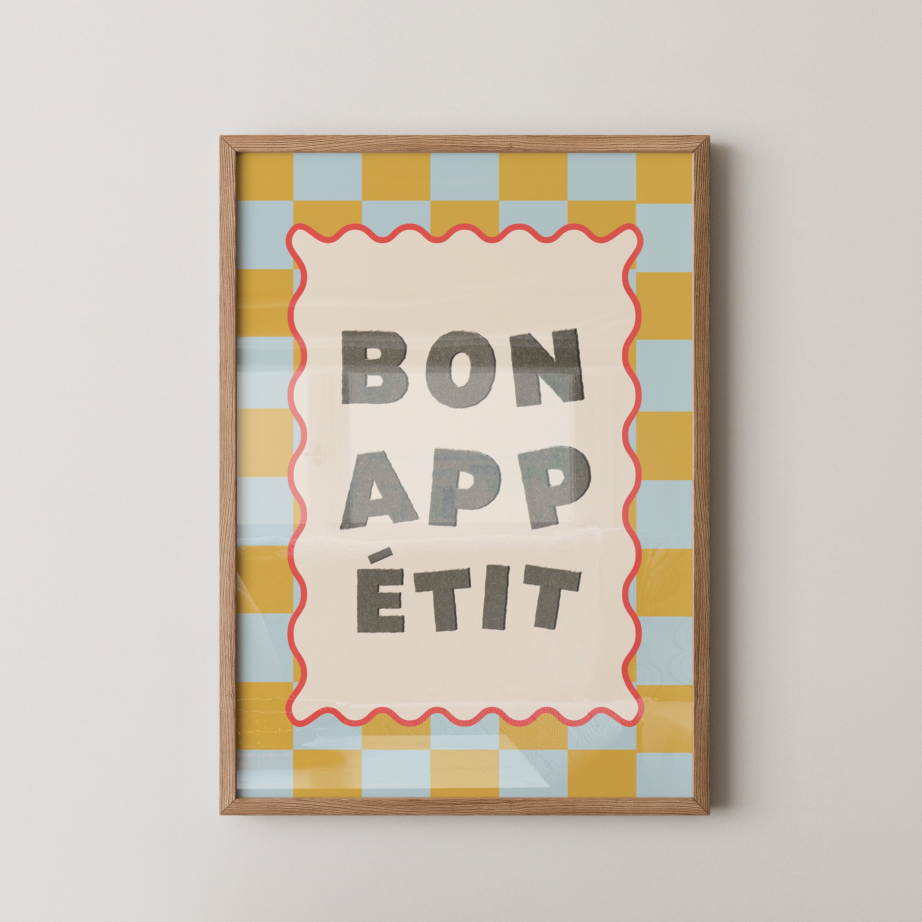 Bon Appetit Karomuster Retro