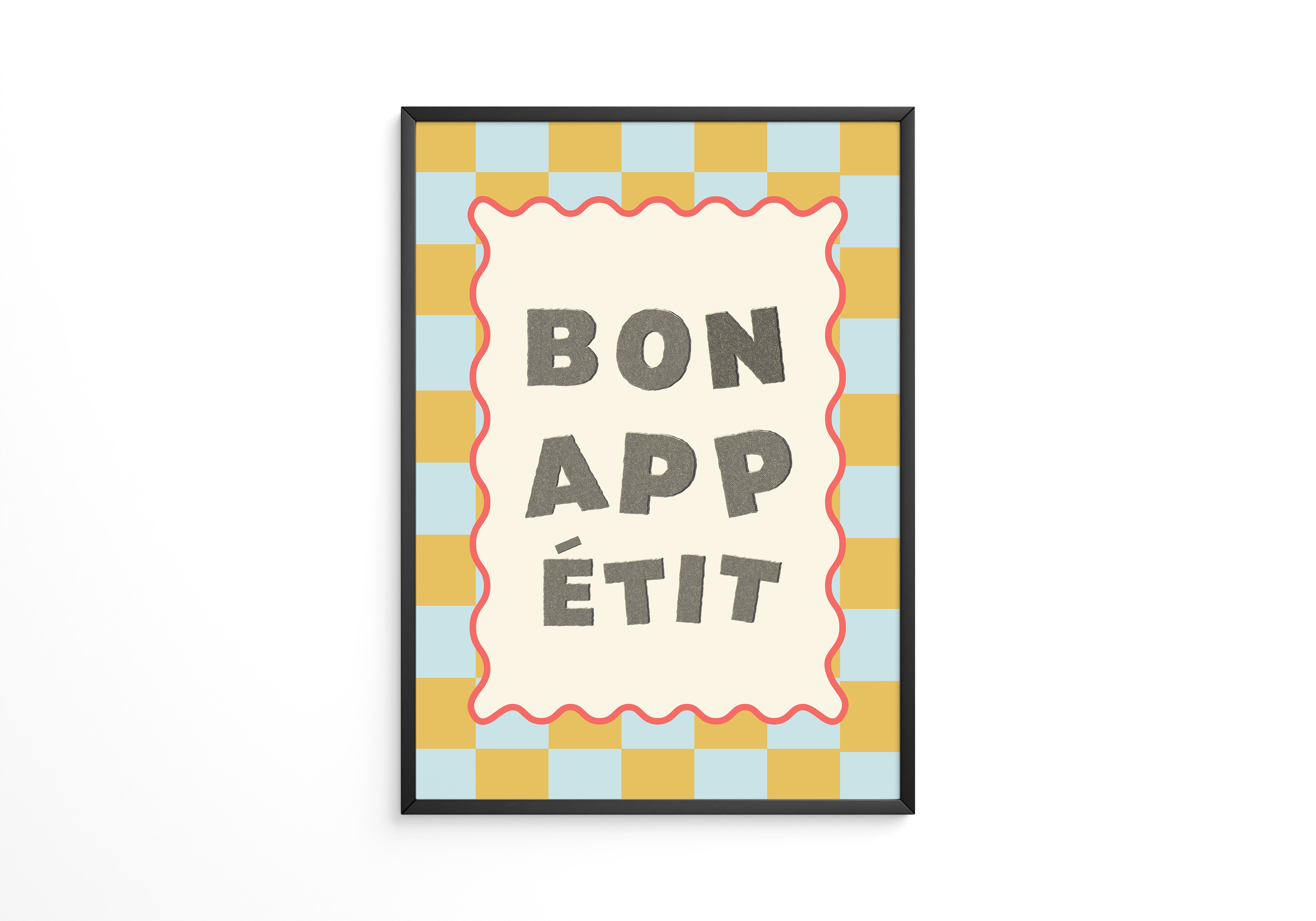 Bon Appetit Karomuster Retro