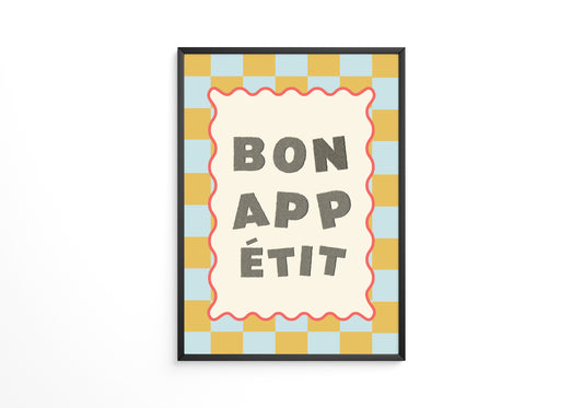 Bon Appetit Karomuster Retro