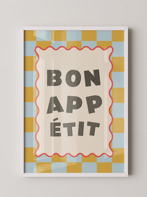 Bon Appetit Karomuster Retro