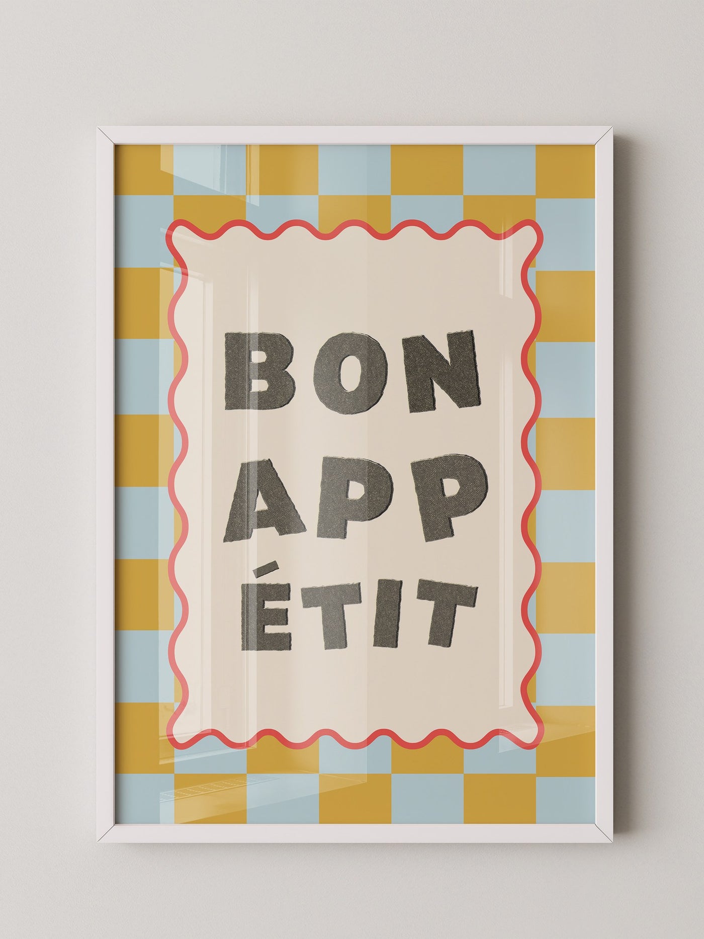 Bon Appetit Karomuster Retro