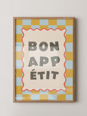 Bon Appetit Karomuster Retro