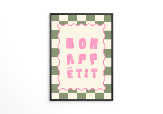 Bon Appétit Schachbrettmuster