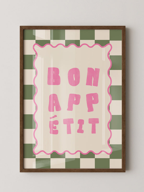 Bon Appétit Schachbrettmuster