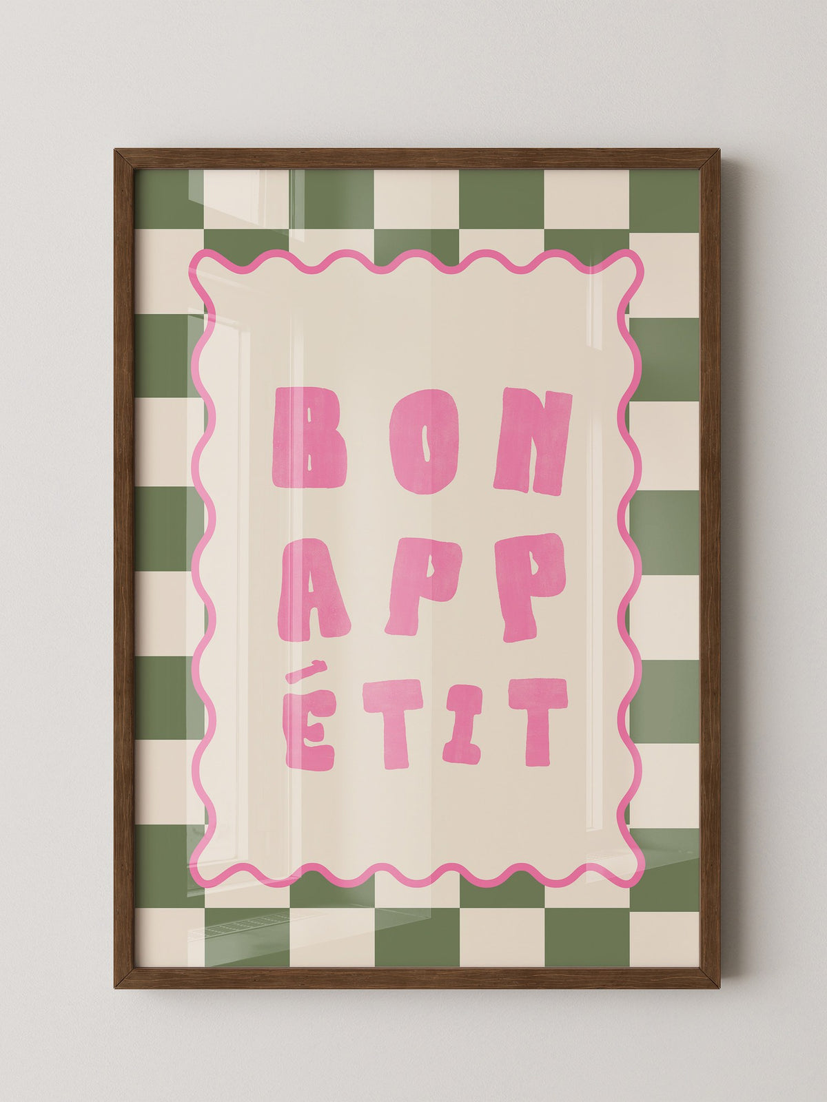 Bon Appétit Schachbrettmuster