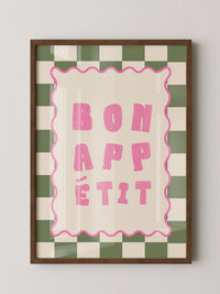 Bon Appétit Schachbrettmuster