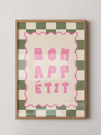 Bon Appétit Schachbrettmuster