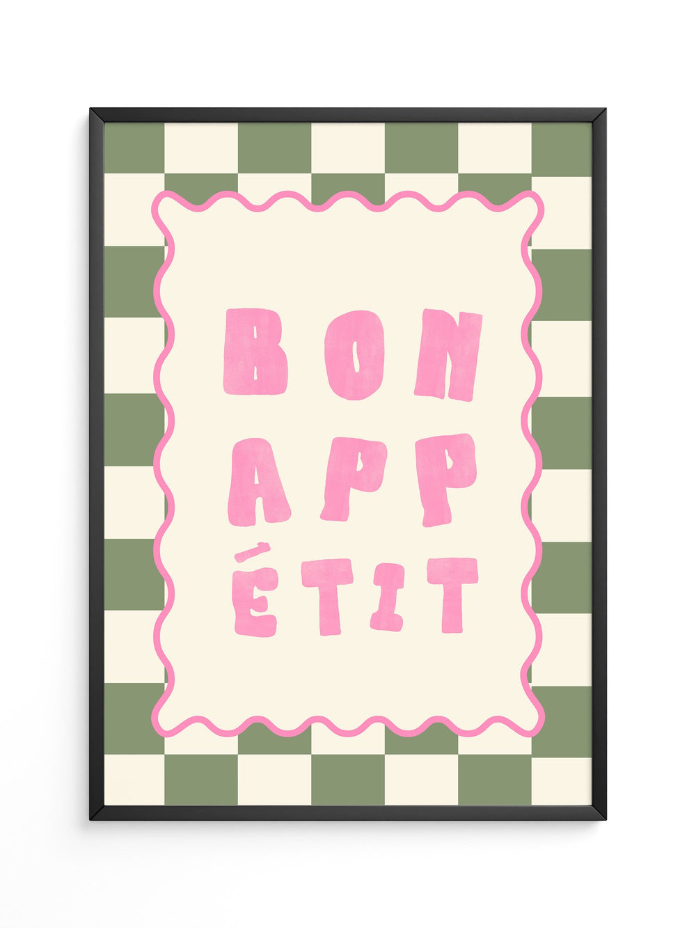 Bon Appétit Schachbrettmuster