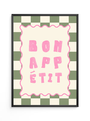 Bon Appétit Schachbrettmuster