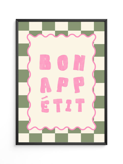 Bon Appétit Schachbrettmuster