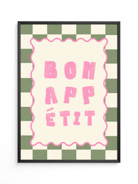 Bon Appétit Schachbrettmuster