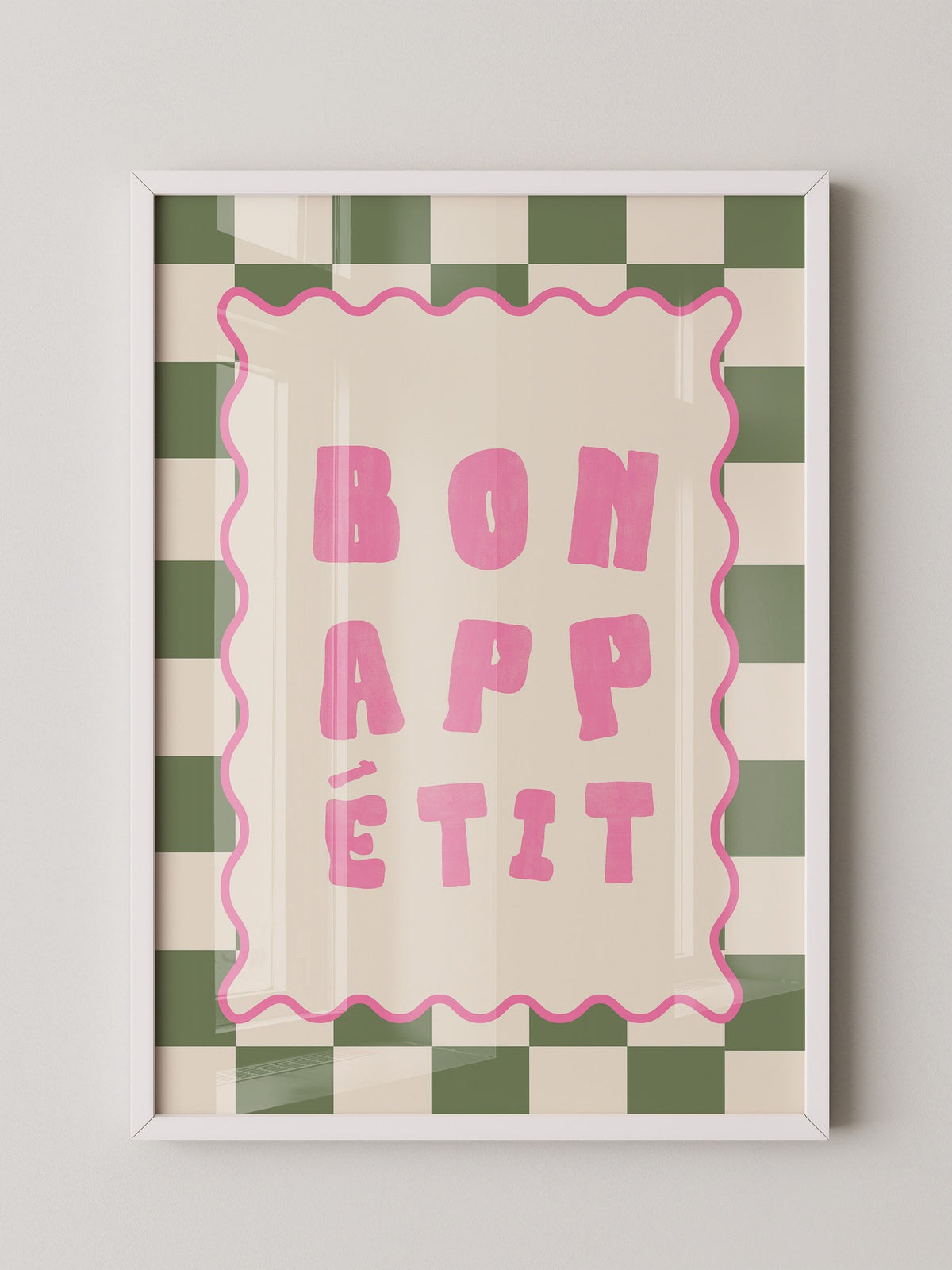 Bon Appétit Schachbrettmuster