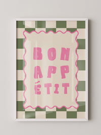 Bon Appétit Schachbrettmuster