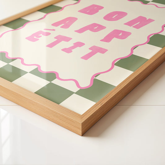 Bon Appétit Schachbrettmuster