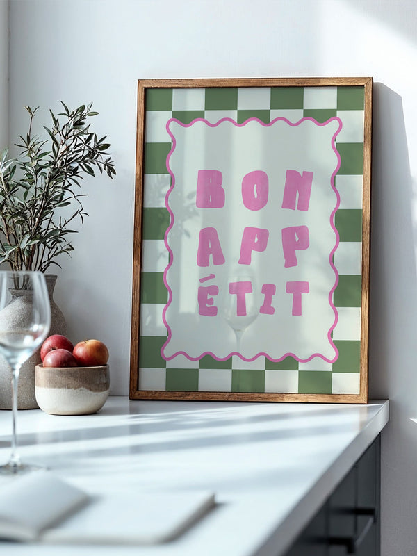 Bon Appétit Schachbrettmuster