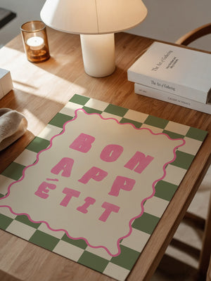 Bon Appétit Schachbrettmuster