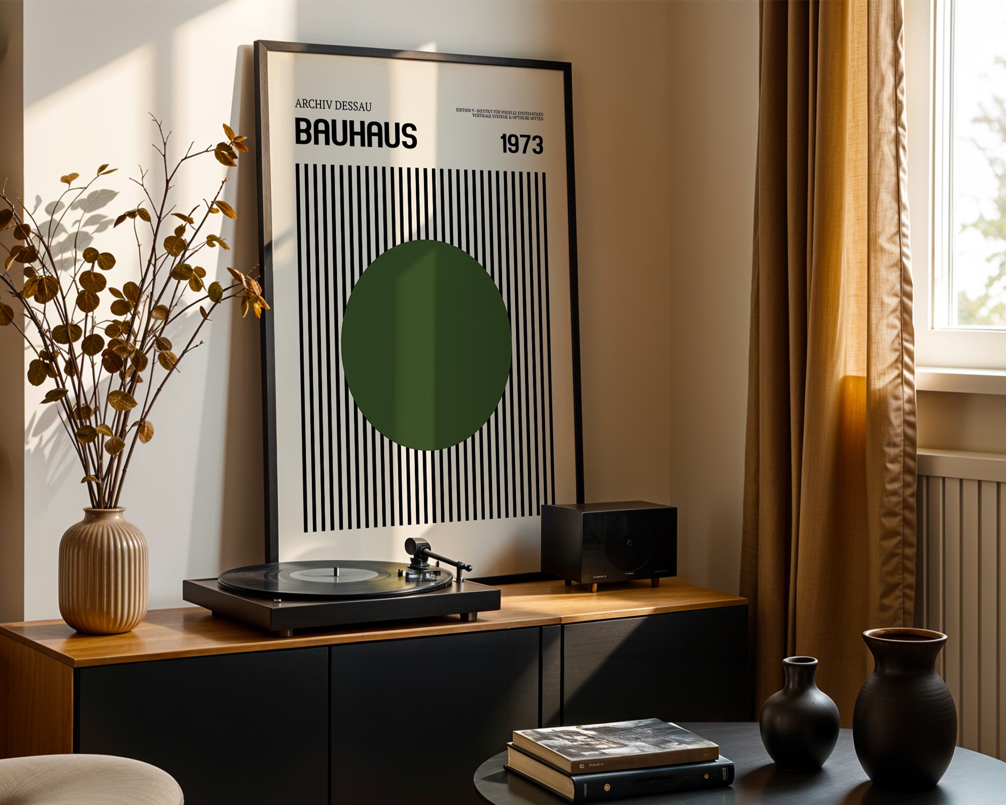 Bauhaus Streifen Kreis 1973