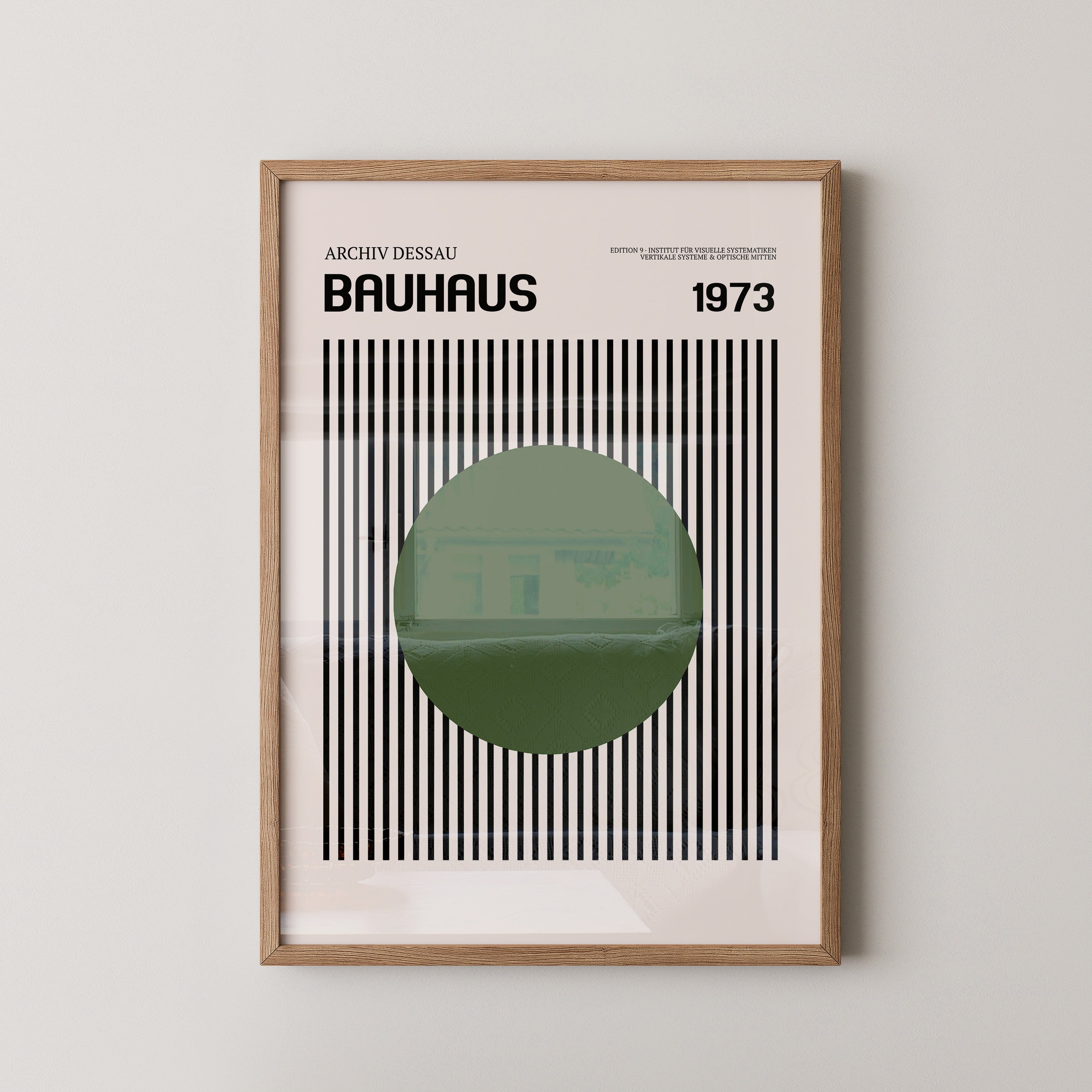 Bauhaus Streifen Kreis 1973