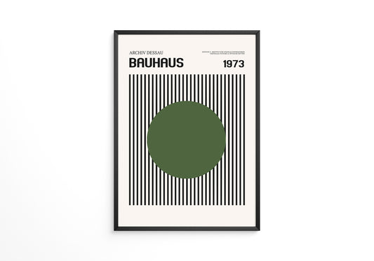 Bauhaus Streifen Kreis 1973