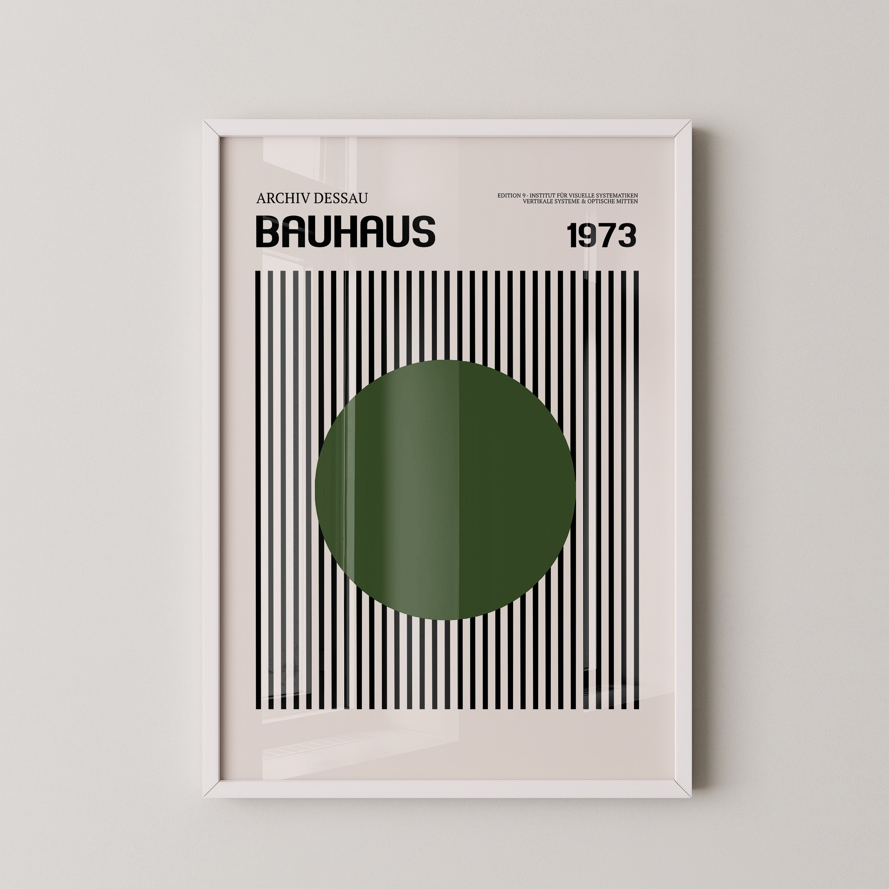 Bauhaus Streifen Kreis 1973