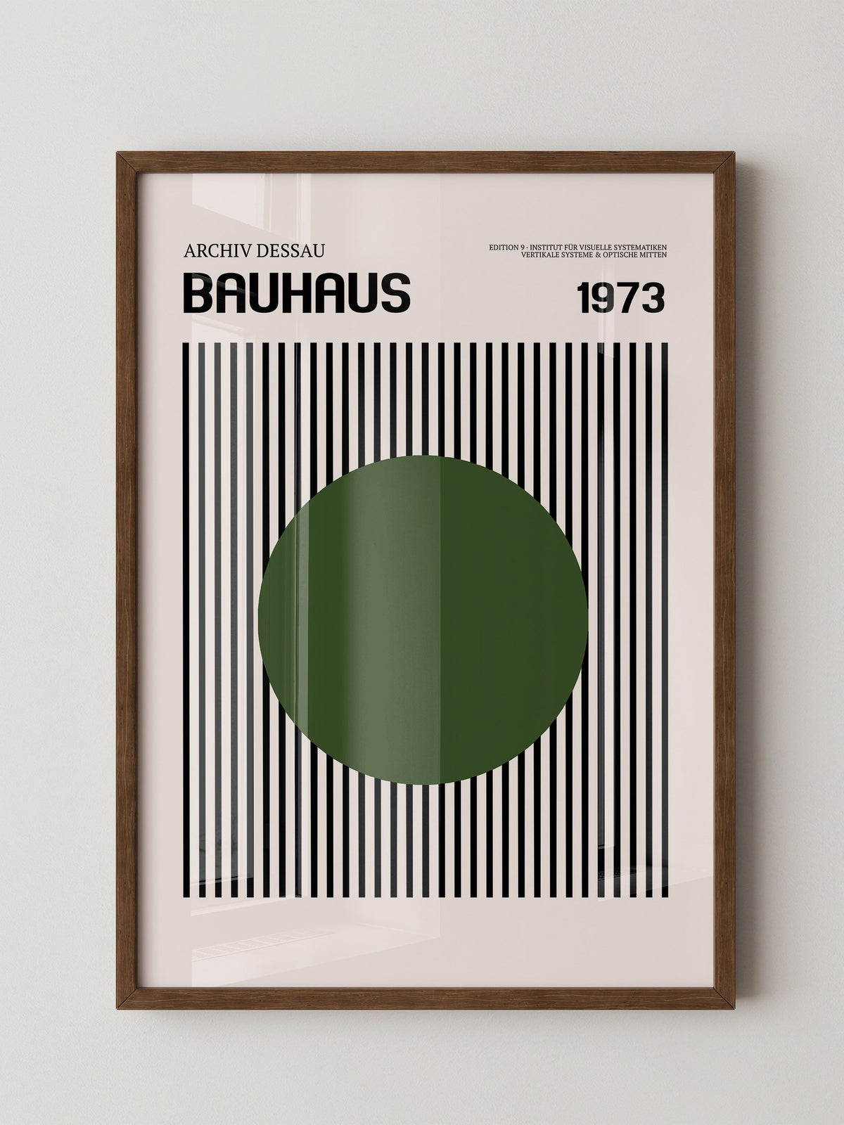 Bauhaus Streifen Kreis 1973